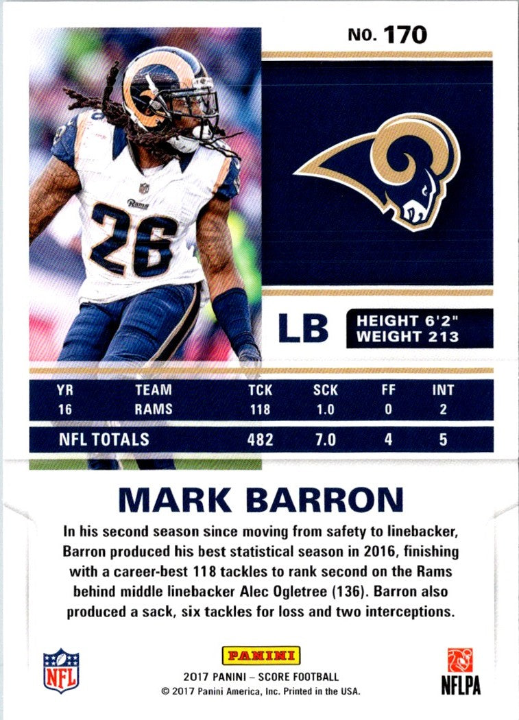 2017 Score Mark Barron