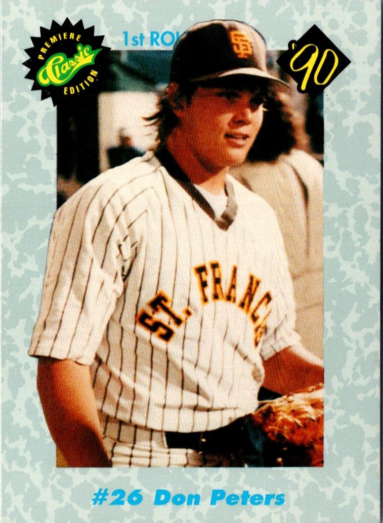1990 Classic Draft Picks Don Peters