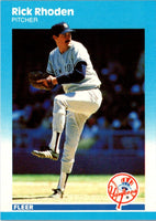 1987 Fleer Update Rick Rhoden #U-103