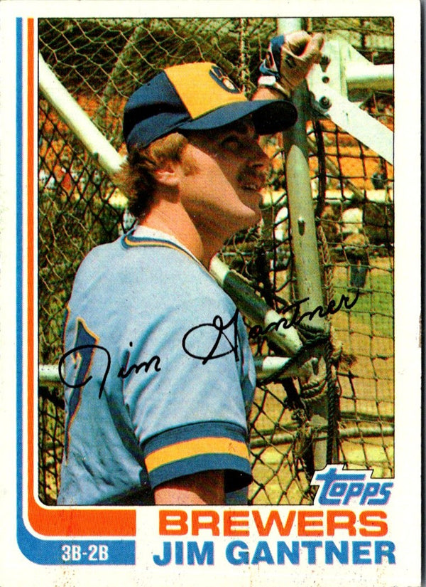 1982 Topps Jim Gantner #613