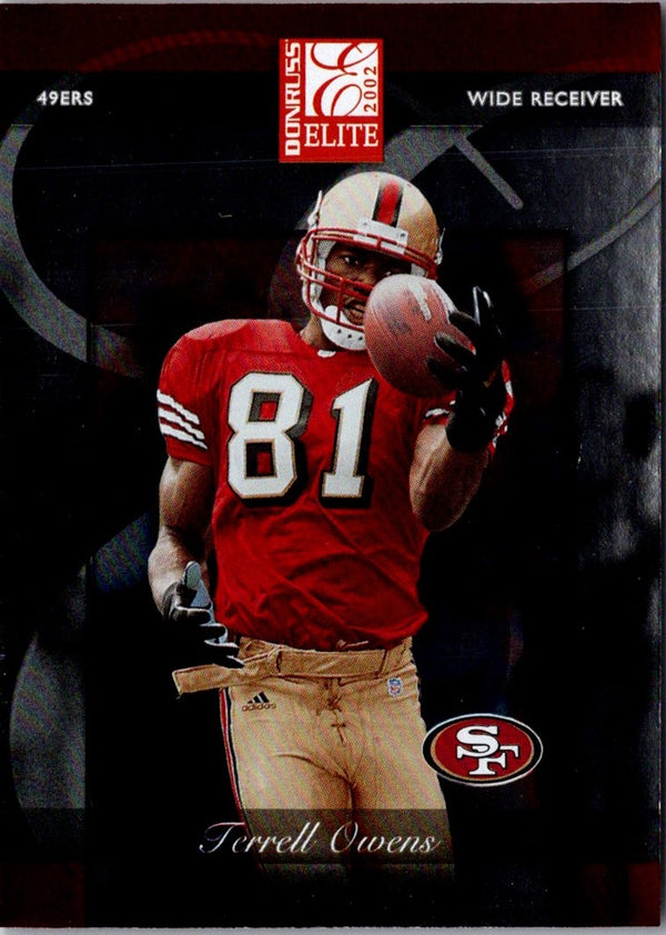 2002 Donruss Elite Terrell Owens #90