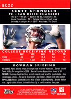 2007 Bowman Chrome Scott Chandler #BC22 Rookie