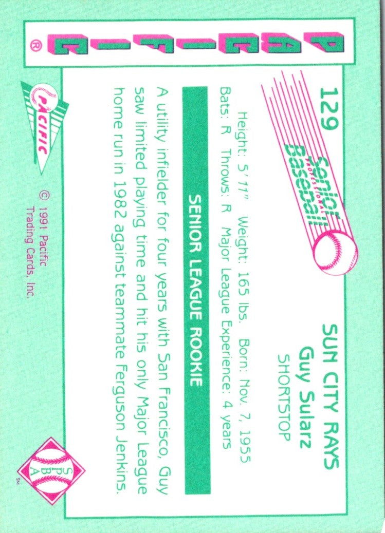 1991 Pacific Senior League Guy Sularz