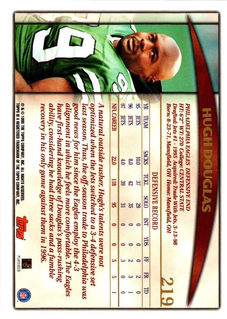 1998 Topps Hugh Douglas