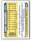 1987 Topps Tiffany Candy Maldonado