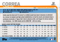 2019 Topps Carlos Correa #32