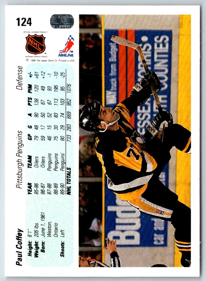 1990 Upper Deck Paul Coffey