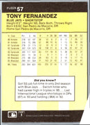 1986 Fleer Tony Fernandez
