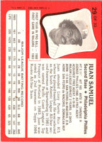 1986 Topps Kay-Bee Young Superstars of Baseball Juan Samuel #29