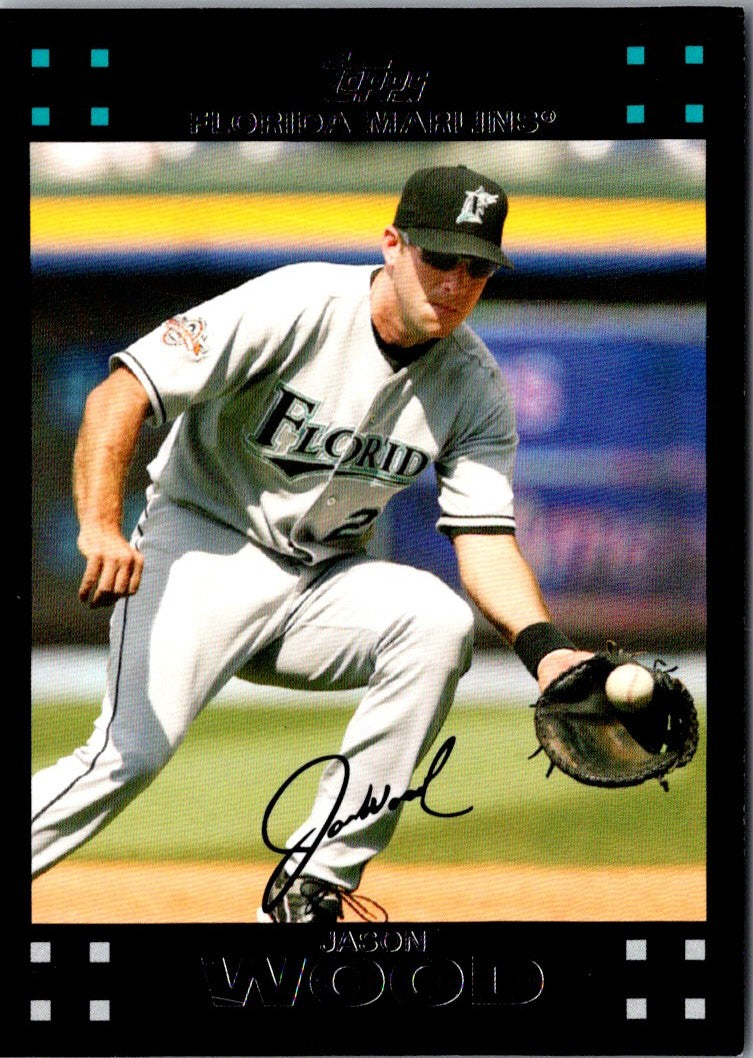 2007 Topps Updates & Highlights Jason Wood