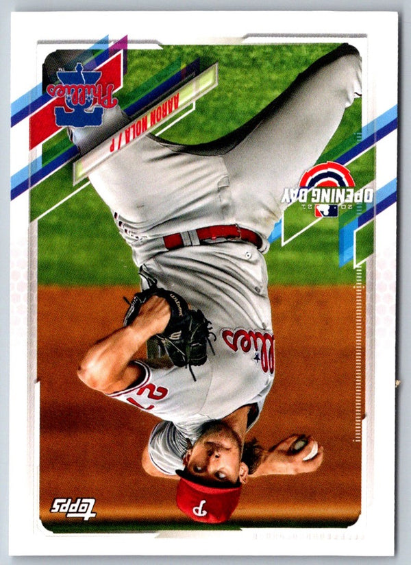 2021 Topps Opening Day Aaron Nola #128