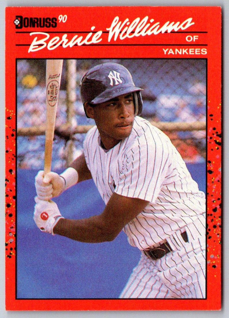 1990 Donruss Bernie Williams