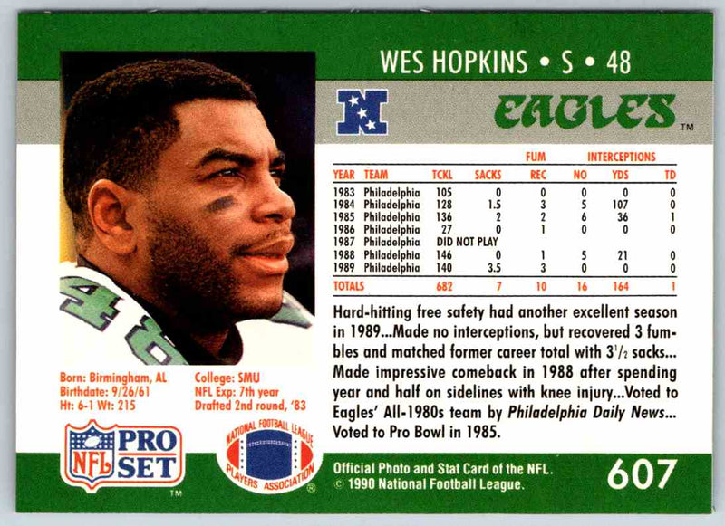 1992 Proset Wes Hopkins