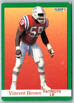 1991 Fleer Ultra Vincent Brown #135