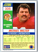 1990 Score Michael Walter #335