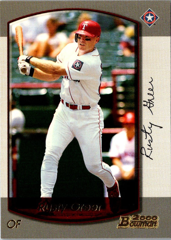 2000 Bowman Rusty Greer #99