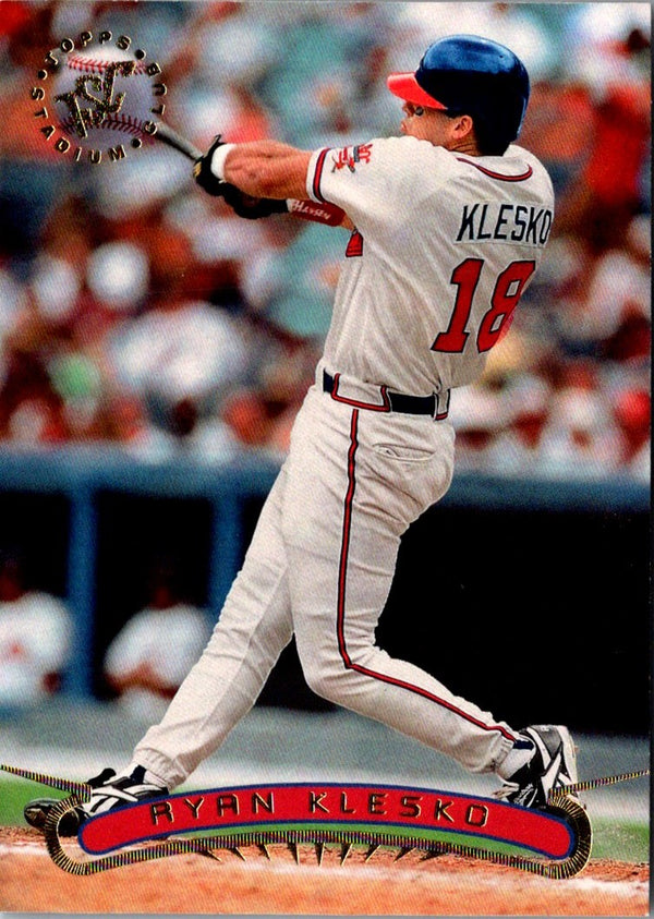 1996 Stadium Club Extreme Players Bronze Ryan Klesko #NNO
