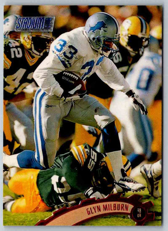 1997 Topps Stadium Club Football Glyn Milburn #247