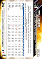 2016 Topps Opening Day James Shields #OD-14