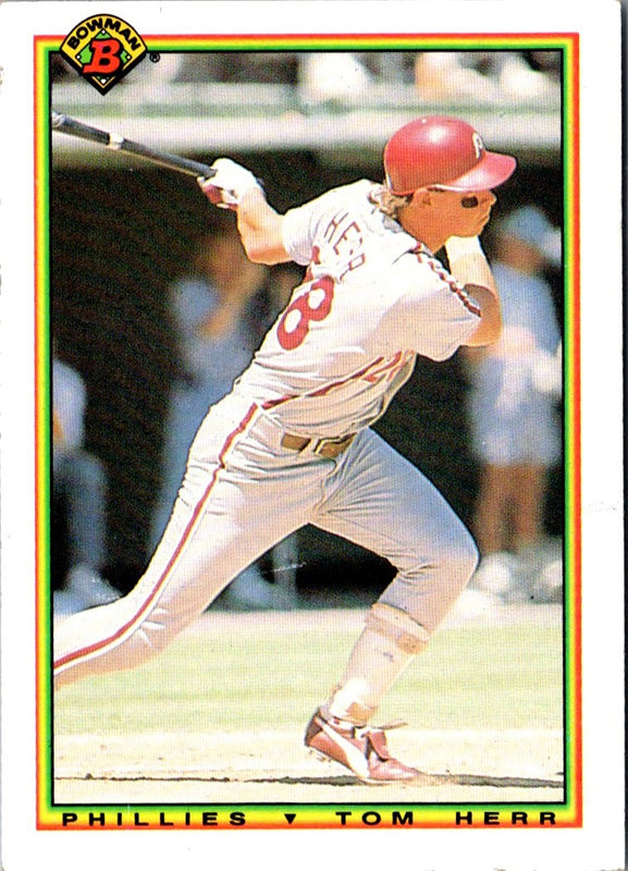 1990 Bowman Tom Herr #159