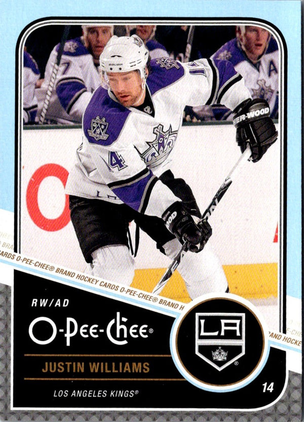 2011 O-Pee-Chee Justin Williams #348