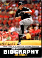 2010 Upper Deck Season Biography Josh Johnson #SB-185