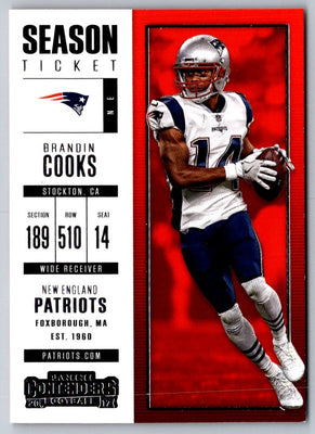 2017 Panini Contenders Brandin Cooks #97