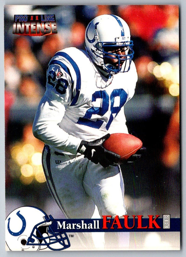 1996 Pro Line II Intense Marshall Faulk #8