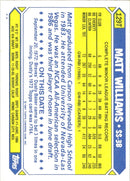 1987 Topps Traded Matt Williams