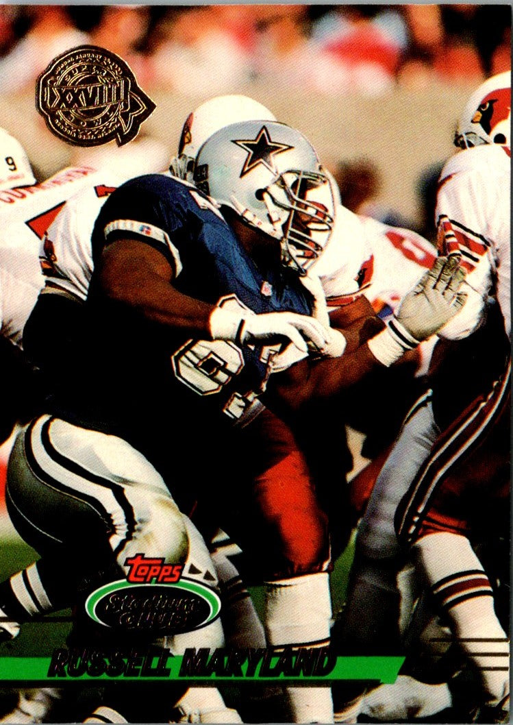 1993 Stadium Club Super Teams Bowl Russell Maryland