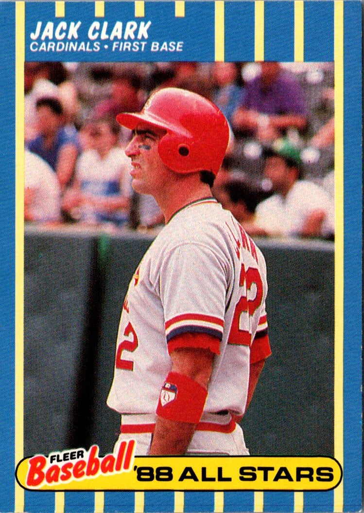 1988 Fleer Baseball All-Stars Jack Clark