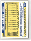 1987 Topps Tiffany Ken Landreaux