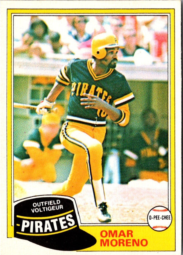 1981 O-Pee-Chee Omar Moreno #213