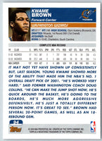 2003 Topps 1st Edition Kwame Brown #94
