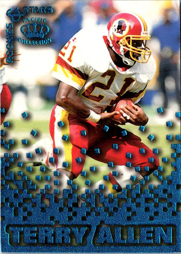 1995 Pacific Triple Folders Rookies and Stars Blue Terry Allen #RS-35