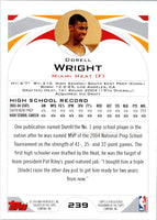 2004 Topps 1st Edition Dorell Wright #239 Rookie