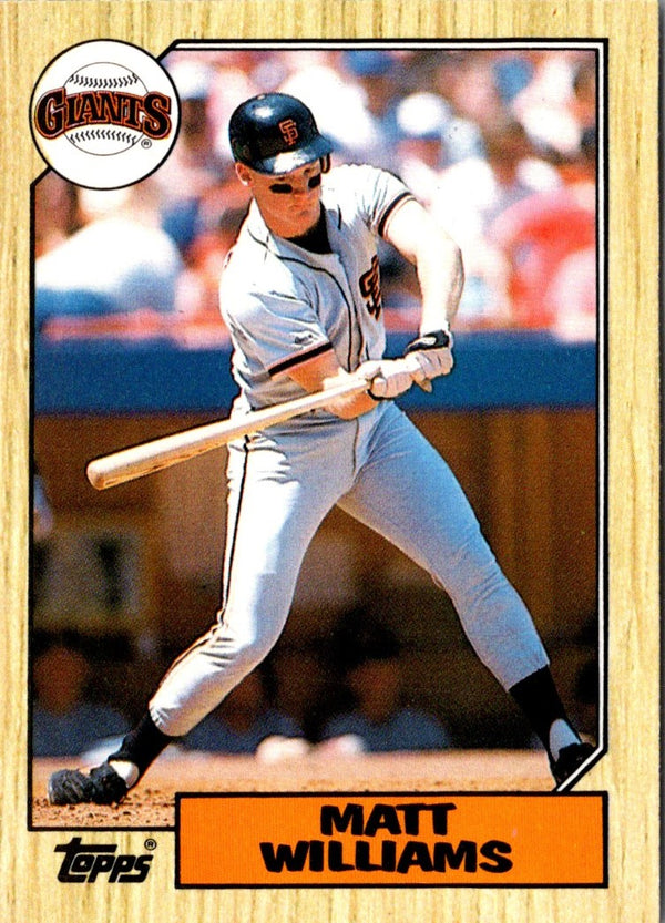 1987 Topps Traded Matt Williams #129T