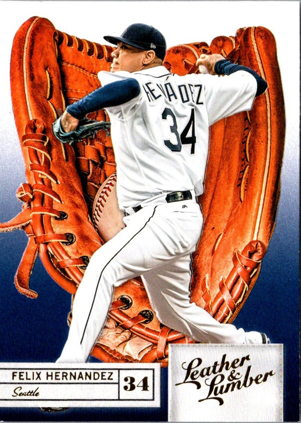 2019 Panini Leather & Lumber Felix Hernandez #7