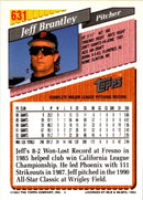 1993 Topps Jeff Brantley