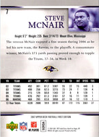 2007 Upper Deck First Edition Steve McNair #7