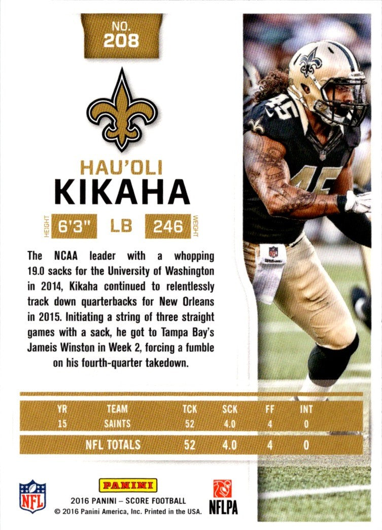 2016 Score Hau'oli Kikaha