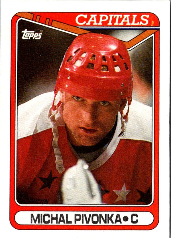 1990 Topps Michal Pivonka #68 Rookie