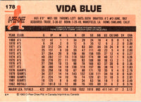 1983 O-Pee-Chee Vida Blue #178