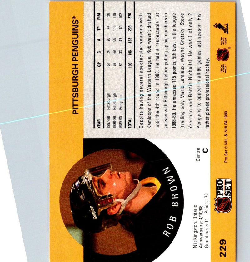 1990 Pro Set Rob Brown