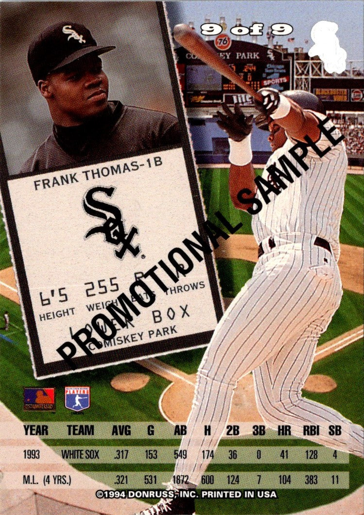 1994 Leaf Promos Frank Thomas