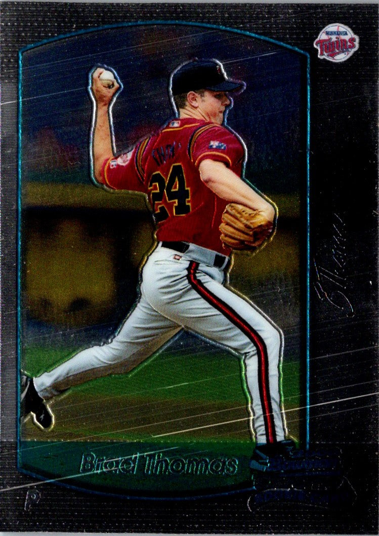 2000 Bowman Draft Picks & Prospects Chrome Brad Thomas