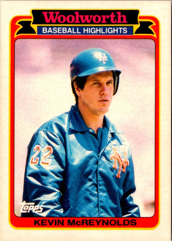 1989 Topps Woolworth Baseball Highlights Kevin McReynolds #15