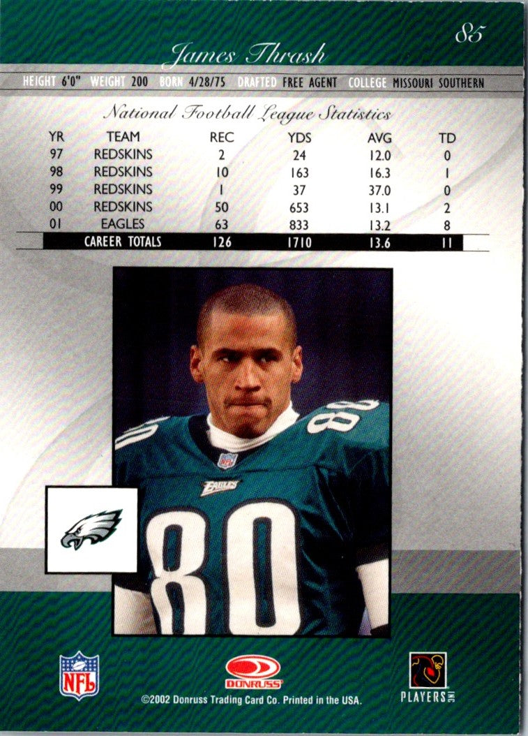 2002 Donruss Elite James Thrash