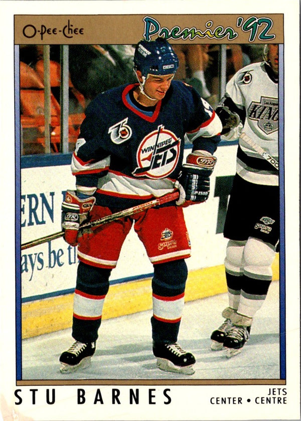 1991 O-Pee-Chee Premier Stu Barnes #109