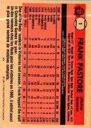 1981 O-Pee-Chee Frank Pastore